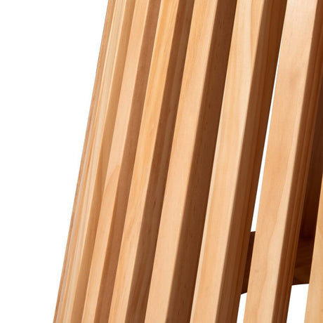 Leasingham Round Dining Table, Natural 110cm