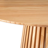 Elegant Japandi Round Dining Table