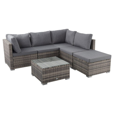Kiama Modular Outdoor Lounge, Grey, view 6