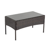 Mullewa Outdoor Lounge Set, 4 seater, Natural