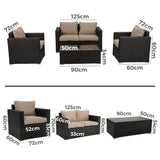 Harmony Haven 4-Piece Outdoor Sofa Set