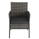 Rural Style Grey Wicker Outdoor Dining Set 6 Seater — Allure Home Collections