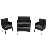 Ellendale Outdoor Lounge Set, 4 seater