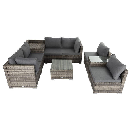 Clontarf 9 Piece Outdoor Setting, view 4