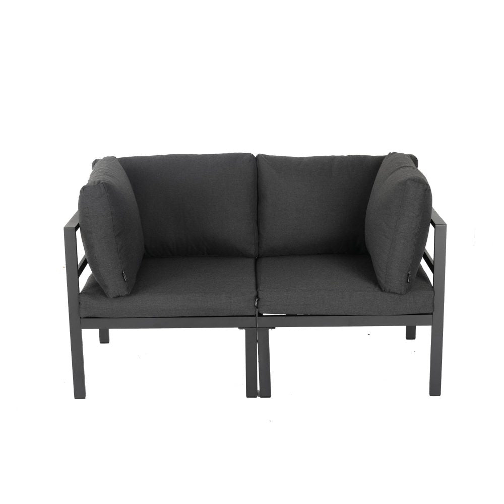 Wurtulla 7 Piece Outdoor Corner Lounge Set, Aluminium