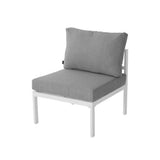 Wurtulla 7 Piece Outdoor Corner Lounge Set, Aluminium