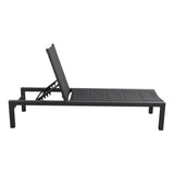 Minyama Sun Lounge, Charcoal Grey Aluminium