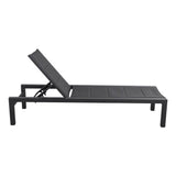Minyama Sun Lounge, Charcoal Grey Aluminium