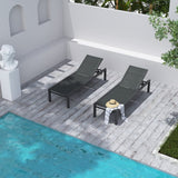 Minyama Sun Lounge, Charcoal Grey Aluminium