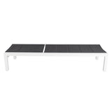 Minyama Sun Lounge, White Aluminium
