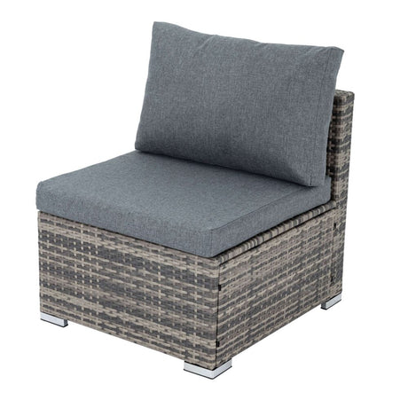 Nelly Bay 2 Piece Outdoor Sofa Set, Grey