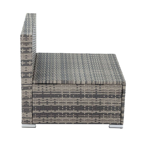 Nelly Bay 2 Piece Outdoor Sofa Set, Grey