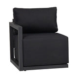 Coral Bay Outdoor Lounge Set, Wicker Rattan, Charcoal Grey