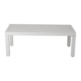 Horrocks Outdoor Lounge Set, Wicker Rattan, 4 Seater, White