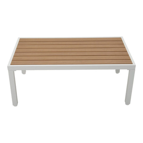 Coolum 5 Piece Outdoor Sofa Set, White Aluminium