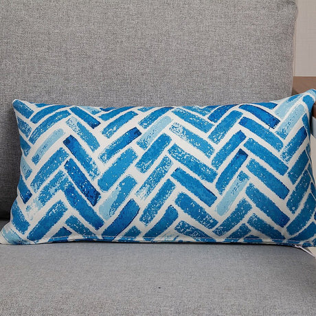 Rectangular Outdoor Cushion — Spun Polyester with Polypropylene Insert — Allure Home Collections