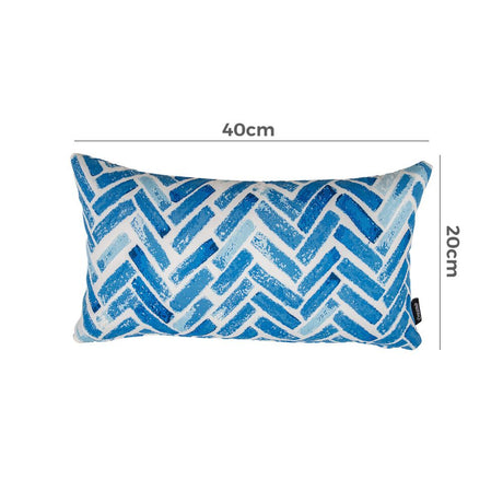 Rectangular Outdoor Cushion — Spun Polyester with Polypropylene Insert — Allure Home Collections
