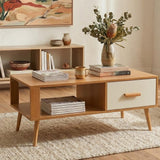 Kanumbra Coffee Table, Natural and White