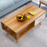 Kanumbra Coffee Table, Natural and White