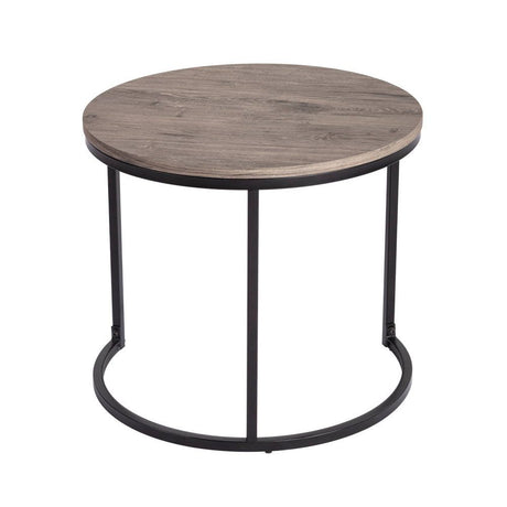 Homewood Nesting Coffee Table 2pcs, Dark Grey