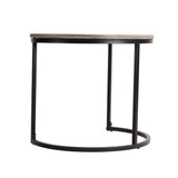 Homewood Nesting Coffee Table 2pcs, Dark Grey