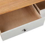 Eildon Coffee Table, White and Timber