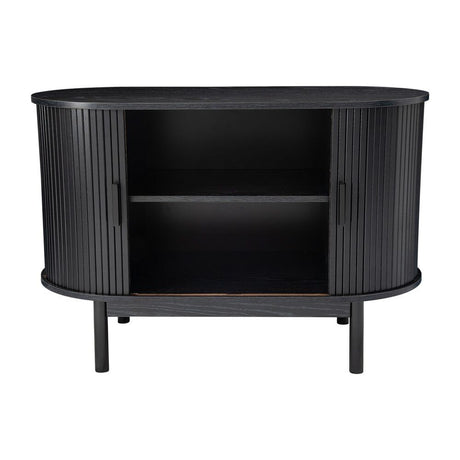 Overland Corner 2 Door Buffet Sideboard, Black