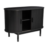 Overland Corner 2 Door Buffet Sideboard, Black