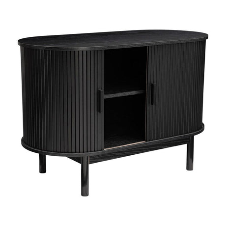 Overland Corner 2 Door Buffet Sideboard, Black