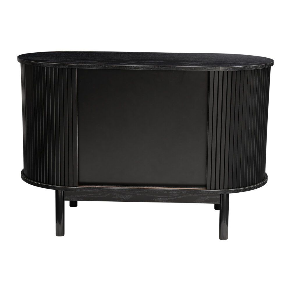 Overland Corner 2 Door Buffet Sideboard, Black