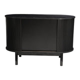 Overland Corner 2 Door Buffet Sideboard, Black