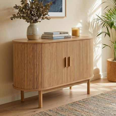 Overland Corner 2 Door Buffet Sideboard, Natural