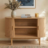 Overland Corner 2 Door Buffet Sideboard, Natural
