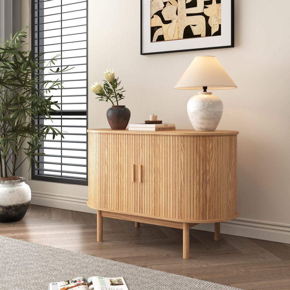 Overland Corner 2 Door Buffet Sideboard, Natural
