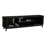 Prospect 160cm Entertainment Unit, Black