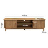 Prospect 160cm Entertainment Unit, Natural