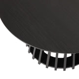 Molesworth Round Coffee Table, Black