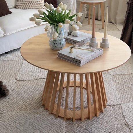 Yea Round Coffee Table, Natural Timber