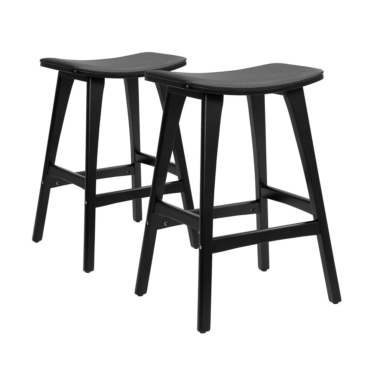 Point Leo black bar stool in a modern Australian kitchen