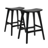 Point Leo black bar stool in a modern Australian kitchen