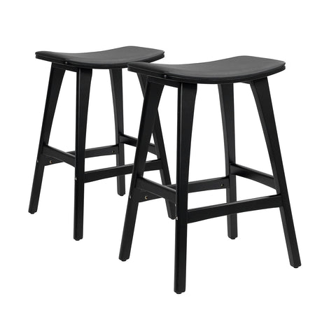 Point Leo black bar stool in a modern Australian kitchen