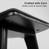 Pair of KANSO padded bar stools at white kitchen island — Allure Home Collections
