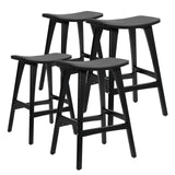 KANSO bar stool padded seat and timber leg detail close-up — Allure Home Collections