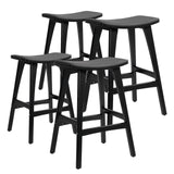 Point Leo black bar stool in a modern Australian kitchen