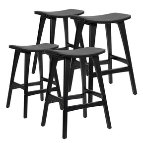 Point Leo black bar stool in a modern Australian kitchen