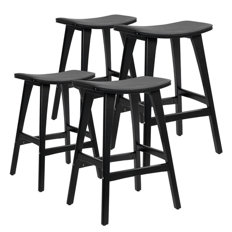 Point Leo black bar stool in a modern Australian kitchen