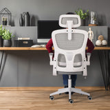 La Bella SITIO Ergonomic Office Chair Grey with Flip-Up Armrests — Allure Home Collections