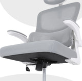 La Bella SITIO Ergonomic Office Chair Grey with Flip-Up Armrests — Allure Home Collections