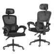 La Bella VELTRA Ergonomic Reclining Office Chair Black — Allure Home Collections