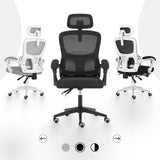La Bella VELTRA Ergonomic Reclining Office Chair Black — Allure Home Collections
